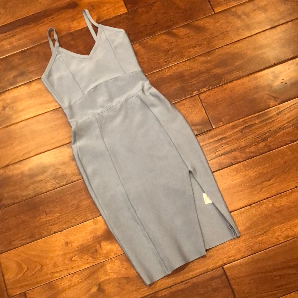 Light Blue Bodycon Dress XS